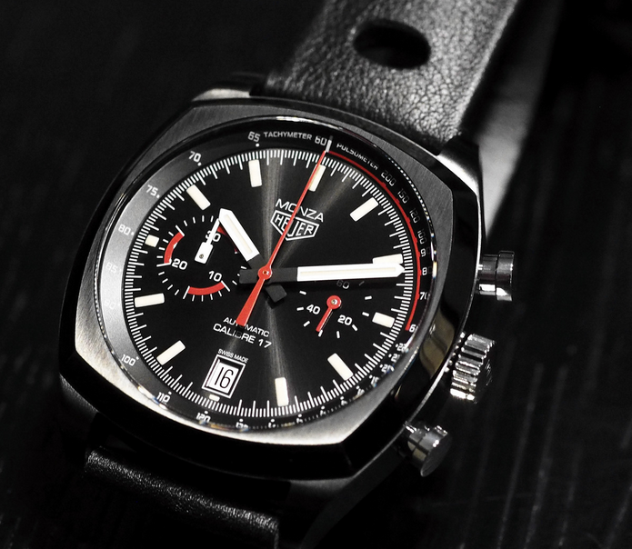 Black Dials TAG Heuer Monza Fake Watches Shown Around The World