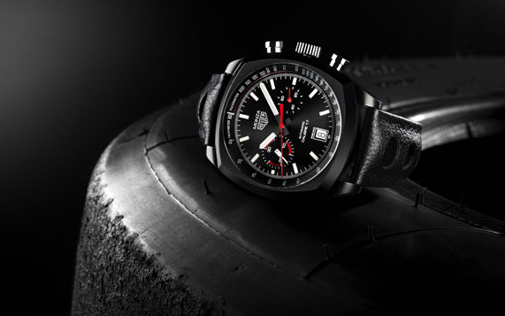 TAG Heuer Monza Replica Watches With Black Titanium Cases Sale